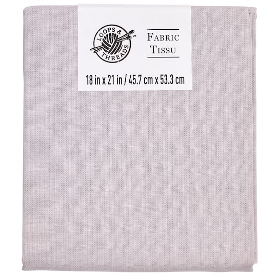 Solid Gray Fabric By Loops & Threads™